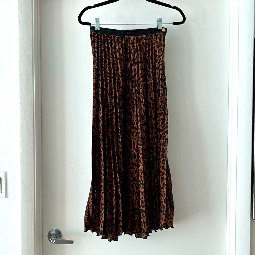 Zara pleated skirt.